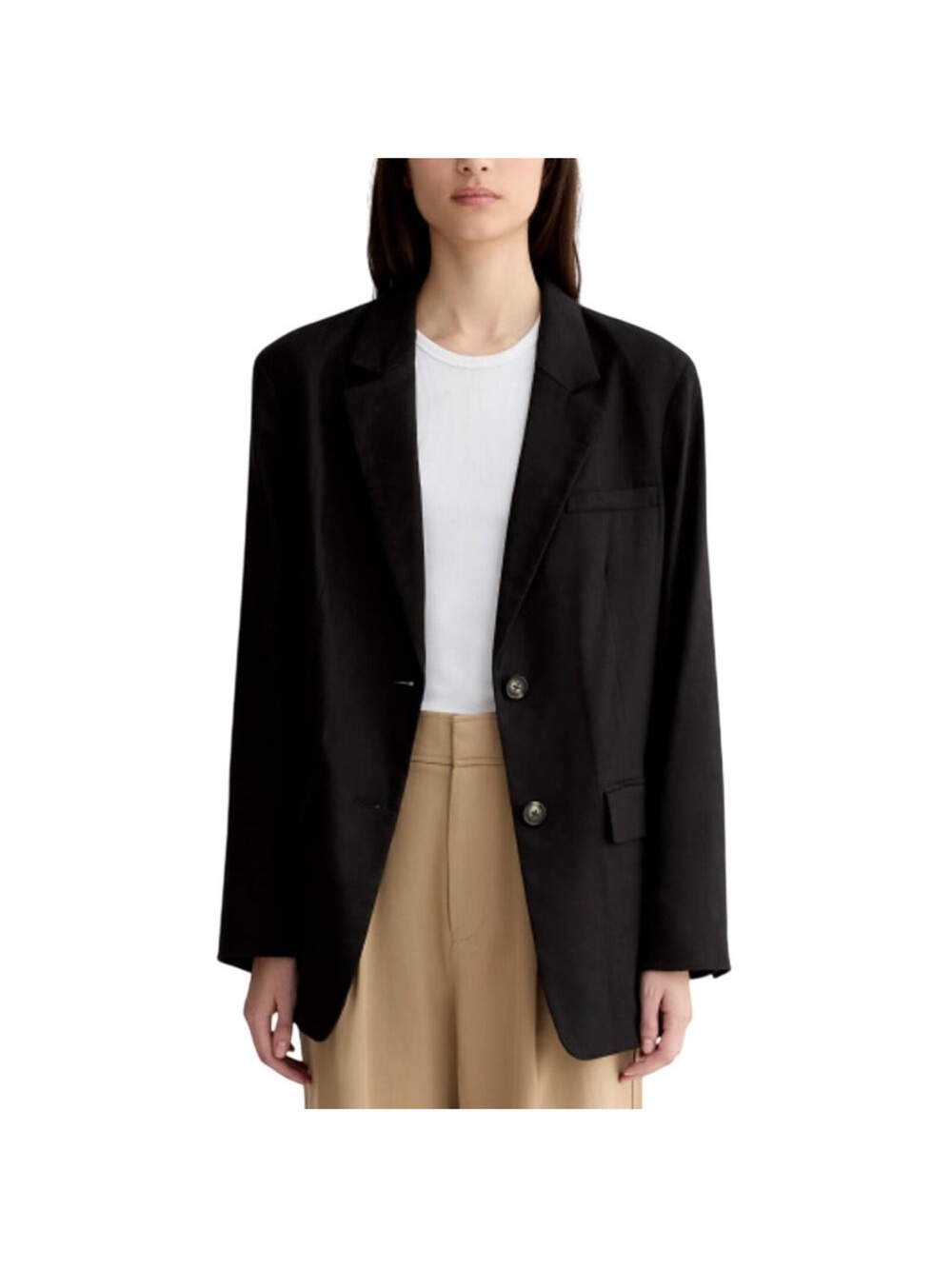 Everlane The Oversized Linen Blazer Size 2